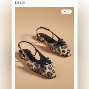 NEW Reformation Tammy Slingback Flats - Size 7.5